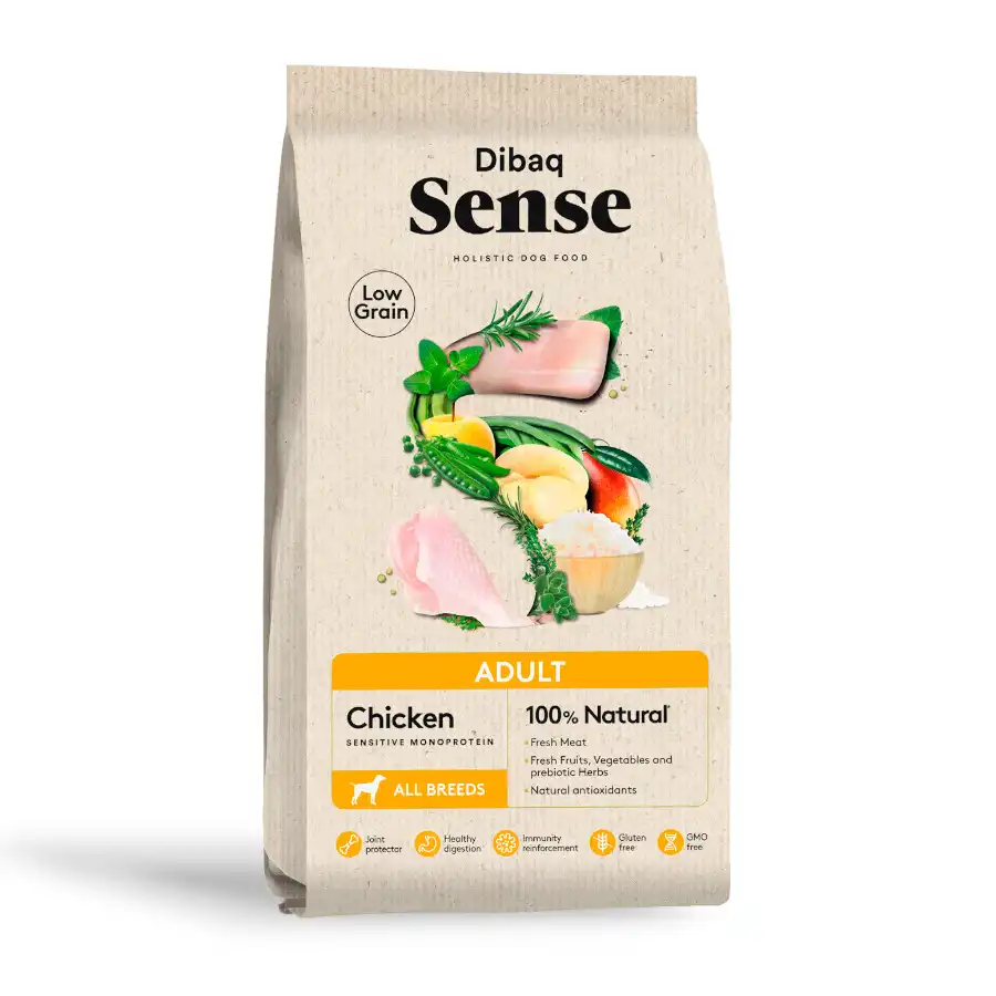 Dibaq Sense Low Grain Adult Pollo Pienso para perros - 2 kg - Dibaq - Comparador de precios