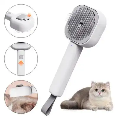 FurryFusion Cepillo autolimpiante para gatos - Gris - Furry Fusion - Comparador de precios