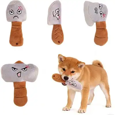 HausPets Juego de 4 juguetes de peluche expresivos y chirriantes perros - Artículo 4 - HausPets - Comparador de precios
