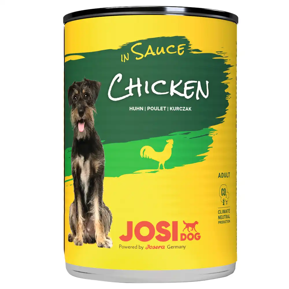 JosiDog Comida húmeda en salsa 12 x 415 g - Pollo