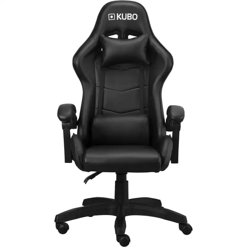Kubo Silla Gaming Ergonómica con Reposacabezas Negro