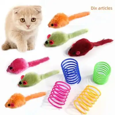 MCBOSON Peluche con forma de ratón para gatos - 10 piezas - Mcboson - Comparador de precios