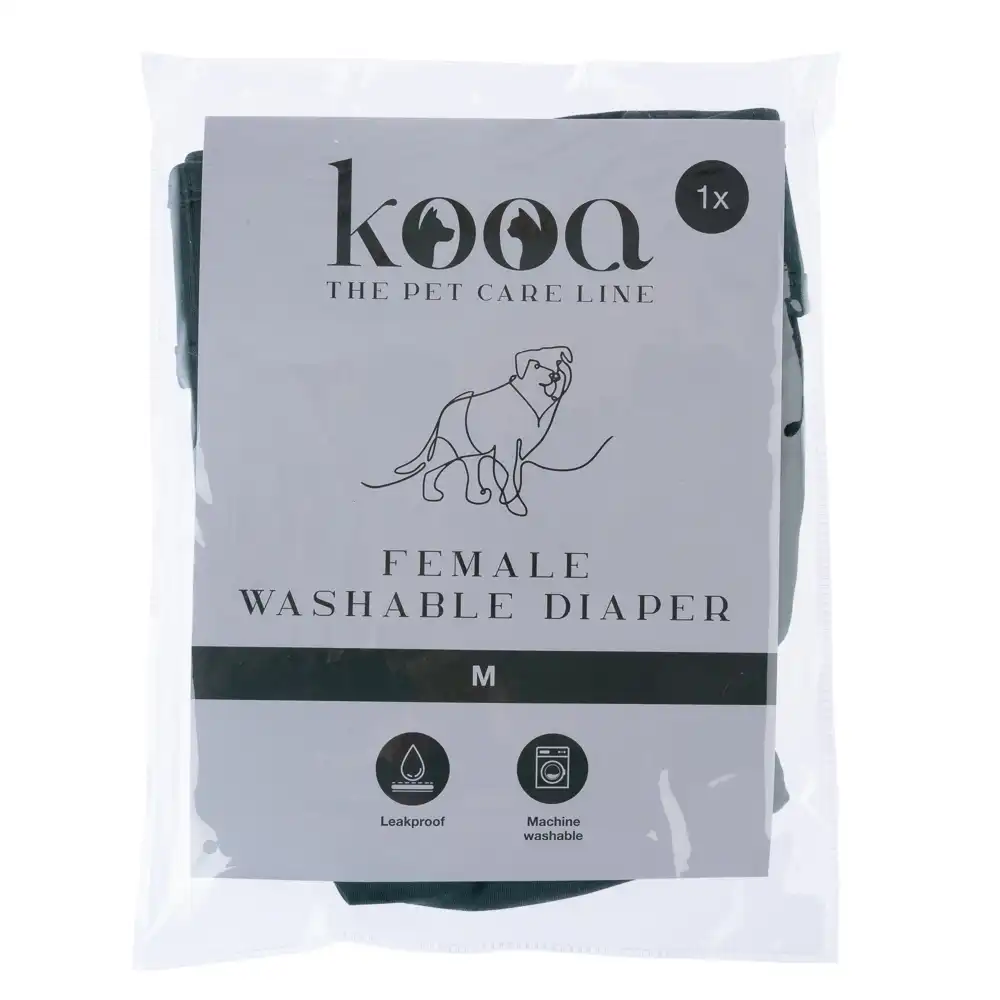 Pañal lavable kooa para perros hembra - Talla M