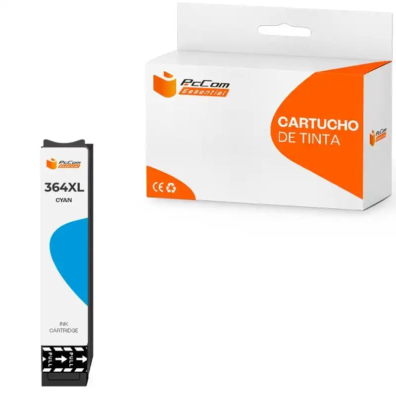 Pccom Essential Cartucho Tinta Compatible HP 364XL/CB323EE/CB318EE Cian