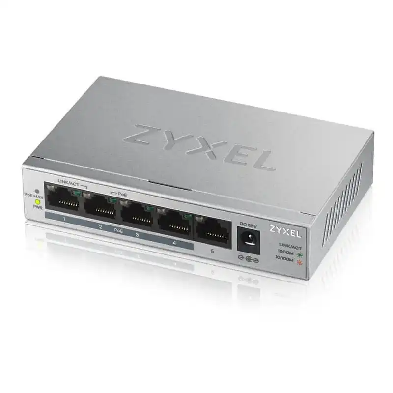 Zyxel GS1005HP Switch 5 Puertos Gigabit PoE+