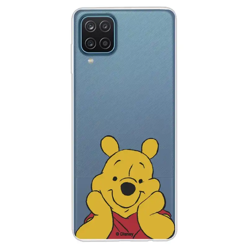 Funda Oficial de Disney Winnie The Pooh Posado para Samsung Galaxy A12