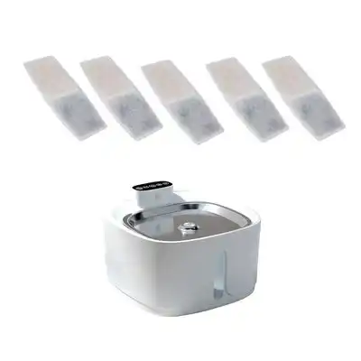 FurryFusion Dispensador de agua inalámbrico inteligente para mascotas 3,2 L - Elemento filtrante*5 - Furry Fusion - Comparador de precios