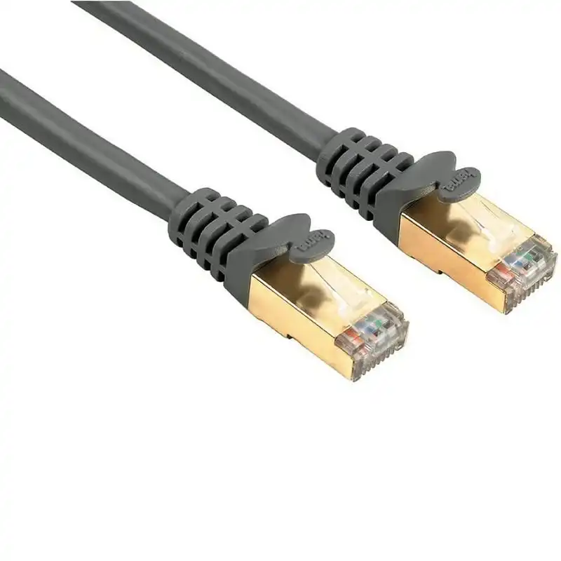 Hama Cable de Red S/FTP RJ45 Cat.6a 5m Gris