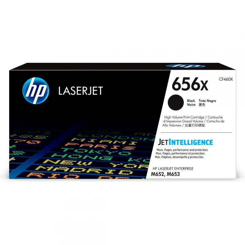 HP 656X Tóner Original Alta Capacidad Negro