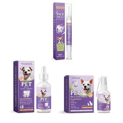 IntiMeg Kit dental para mascotas: gotas, aerosoles y geles - Gotas de 30 ml, aerosoles de 50 ml, geles de 3 ml - IntiMeg - Comparador de precios