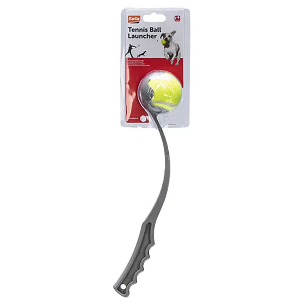 Lanzador de pelotas de tenis Karlie juguete para perros - 32 x 6 x 6 cm (L x An x Al)