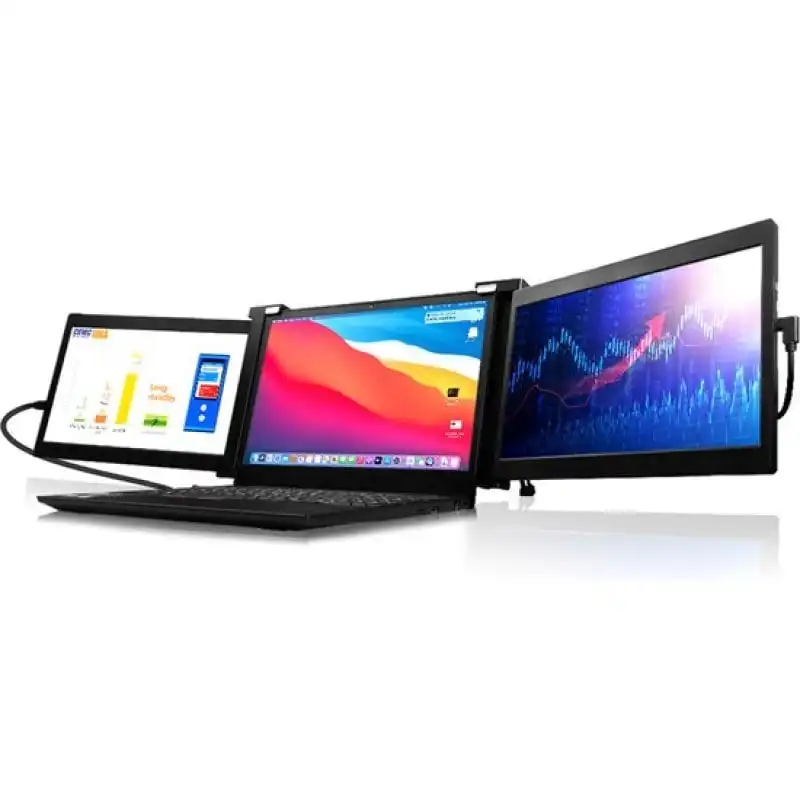 Lipa HDR-70 Monitor Triple Pantalla para Portátil 11.6" LED FullHD