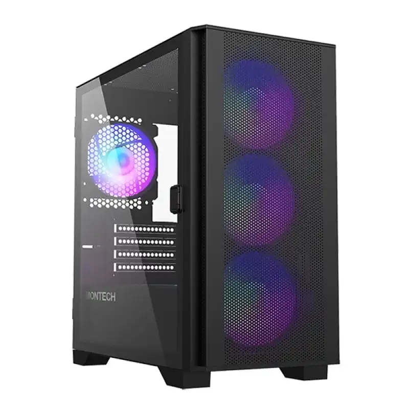 Montech Air 100 Torre Micro-ATX ARGB Negra