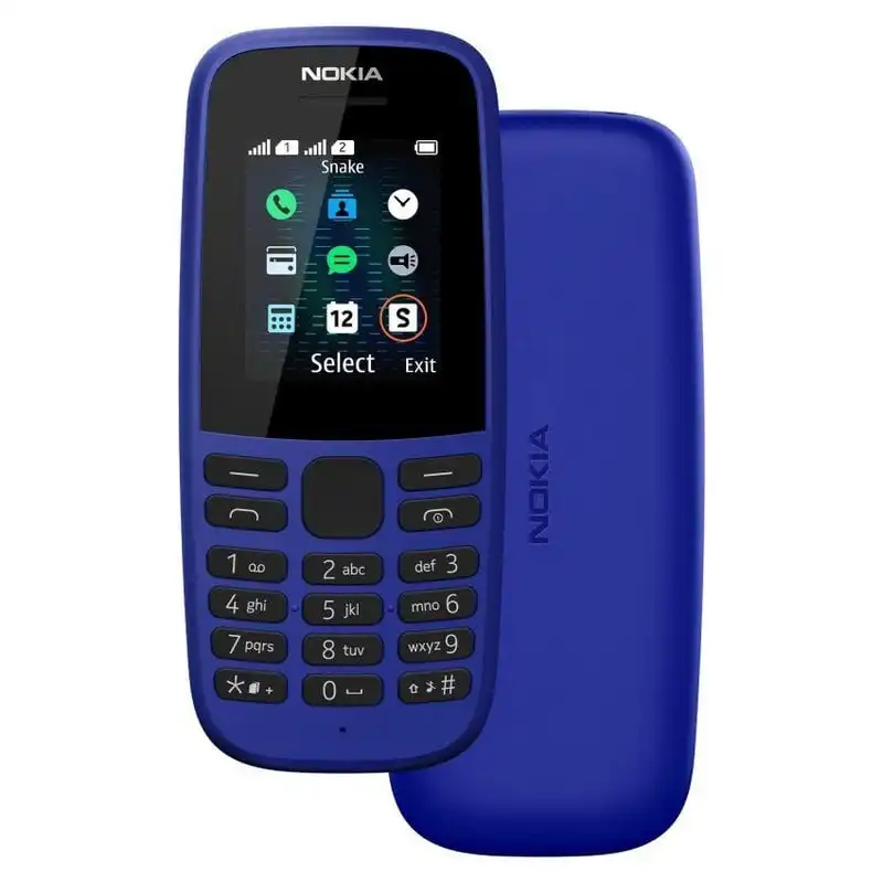 Nokia 105 Teléfono Móvil Básico 1.8" Azul Libre