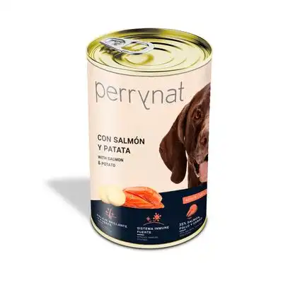 Perrynat Salmón y Patata - 12 x 400 g - Dibaq - Comparador de precios