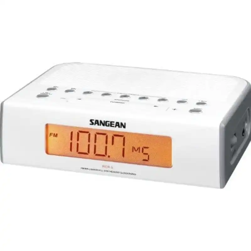 Sangean RCR-5 Radio Digital Blanco
