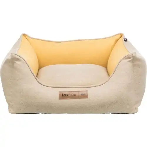 Trixie Home Edition Cama de Lona Beige y Amarillo para perros