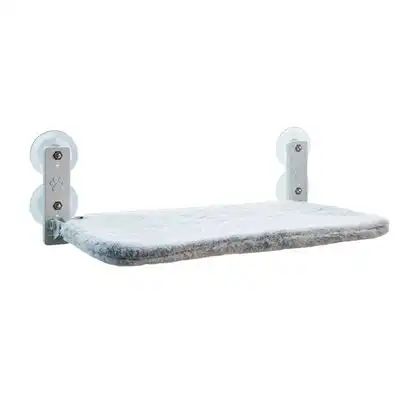 UAMLY Percha inalámbrica para gatos en la ventana - Gris 45*30cm - Uamly - Comparador de precios