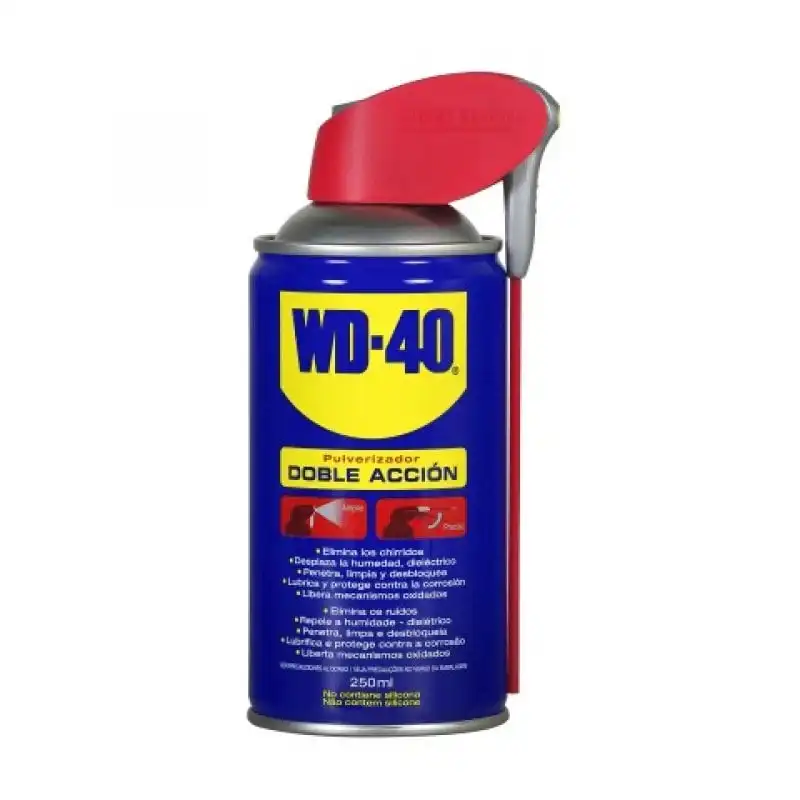 WD-40 Spray Lubricante Multusos Doble Acción 250ml