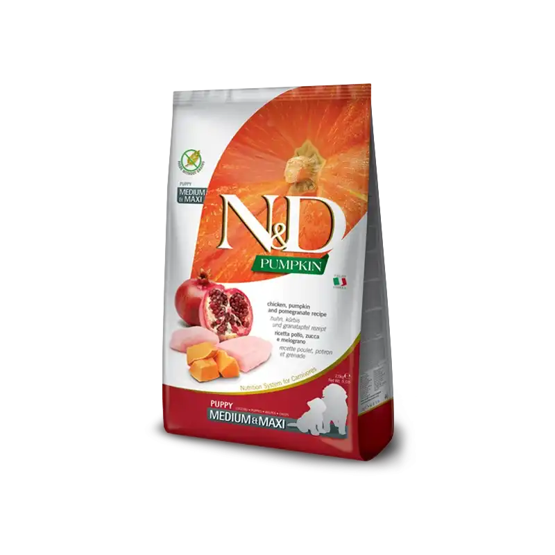 12Kg Farmina ND Pumpkin Pienso para cachorros medianos y grandes de Pollo - Farmina - Comparador de precios