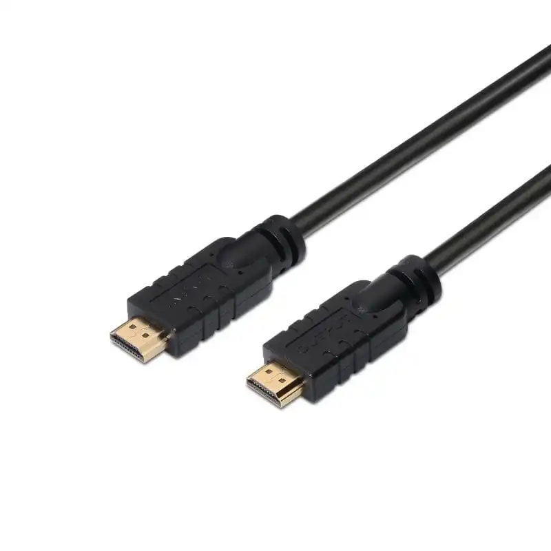Aisens Cable HDMI 2.0 Premium 4K 60Hz 18Gbps Macho/Macho con Repetidor 30m Negro