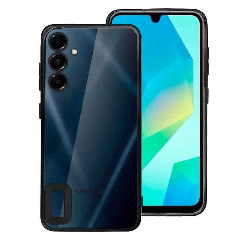 Cool Carcasa Borde Metalizado Negro para Samsung Galaxy A16 / A16 5G
