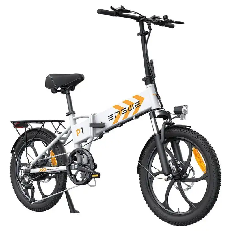 ENGWE P1 Bicicleta Eléctrica Plegable 20" 250W Blanco