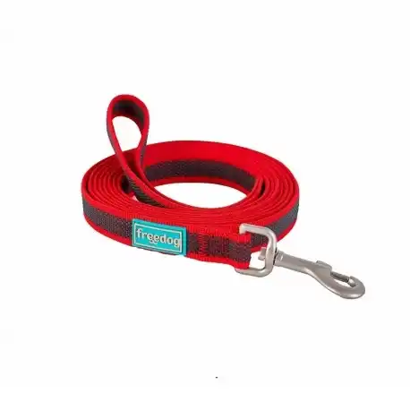 Freedog Adiestramiento Nylon Correa XL para Perros Color Rojo, 5 m - Freedog - Comparador de precios