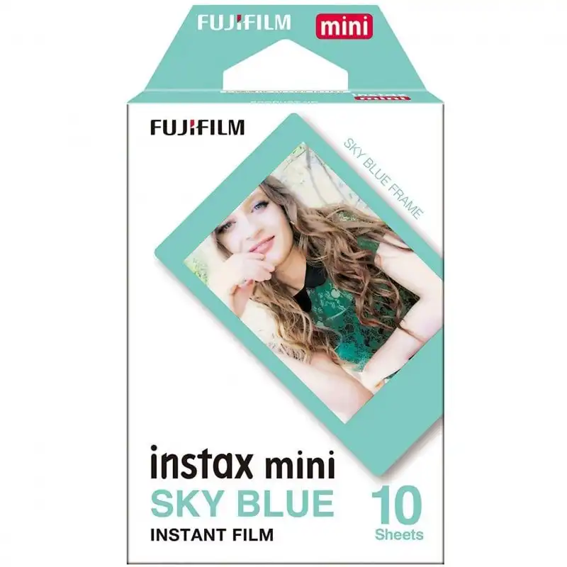 Fujifilm Instax Mini Blue Papel Fotográfico para Cámaras Instax Mini