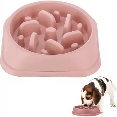 FurryFusion Comedero de alimentación lenta para gatos y perros - Rosa - Furry Fusion - Comparador de precios