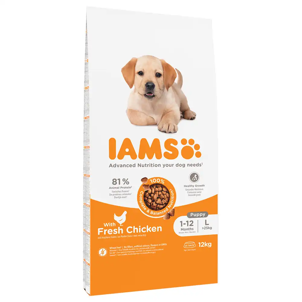 IAMS Advanced Nutrition Puppy Large con pollo - 12 kg - IAMS - Comparador de precios