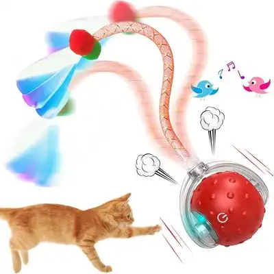IntiMeg Pelota de juguete interactiva para gatos de interior - Una pieza - IntiMeg - Comparador de precios