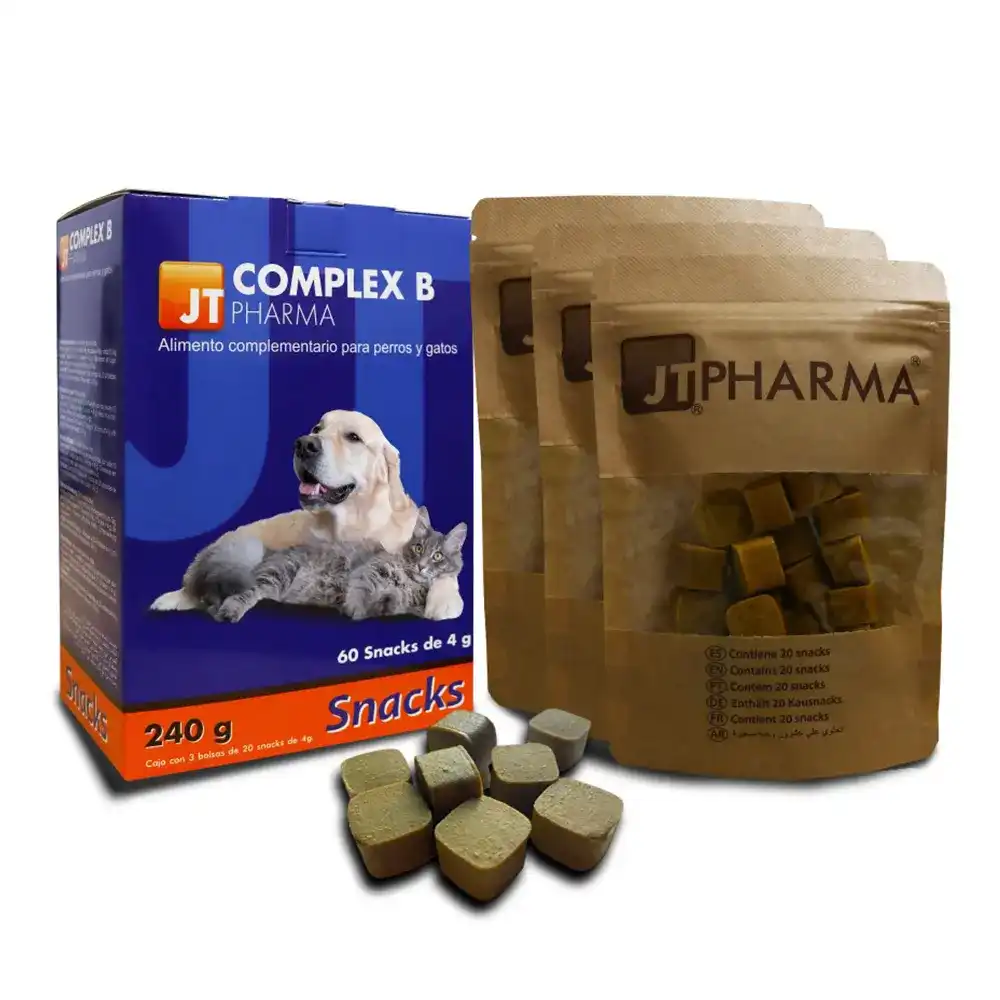 JT Pharma Complex B complejo vitamínico sistema inmunológico para perros y gatos - 240 g - Jtpharma - Comparador de precios