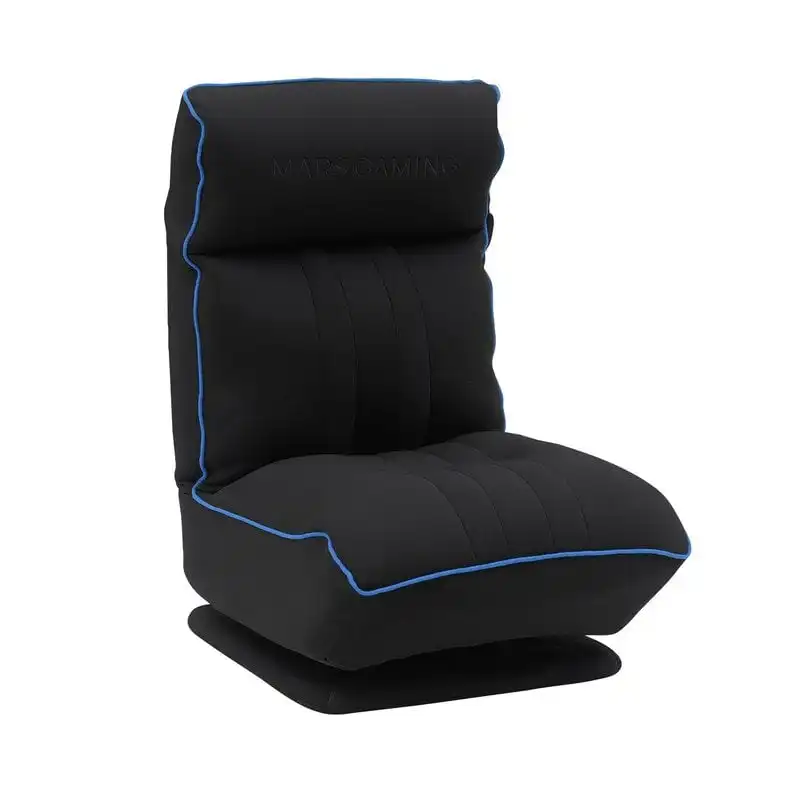 Mars Gaming MGC-THRONE Sofá Gaming Base Rotatoria 360º Respaldo y Reposacabezas Ajustables Azul