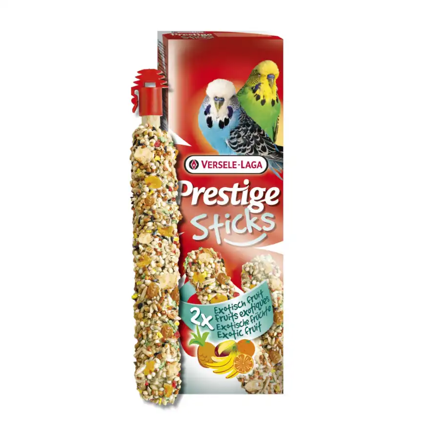 Versele Laga Prestige Sticks Periquitos Frutas Exóticas 2 Unidades