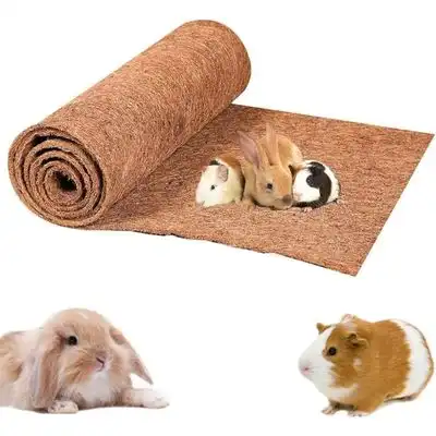ZooVenture Alfombra de fibra de coco natural para conejos y hámsteres - 100*40 cm - Zooventure - Comparador de precios