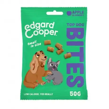 0.05 KG 0.05 KG Edgard & Cooper Bocaditos Mini de Manzana para perros - Edgard & Cooper - Comparador de precios