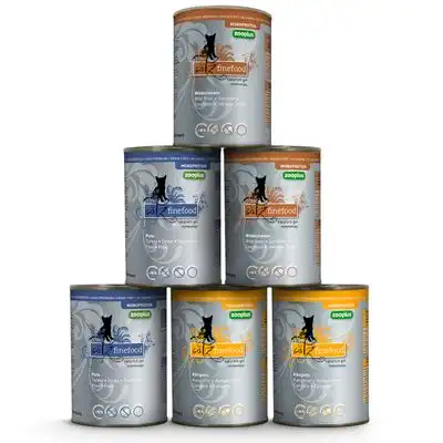 catz finefood Monoprotein zooplus 6 x 400 g - Pack mixto - 3 variedades (pavo, canguro, jabalí) - catz finefood - Comparador de precios