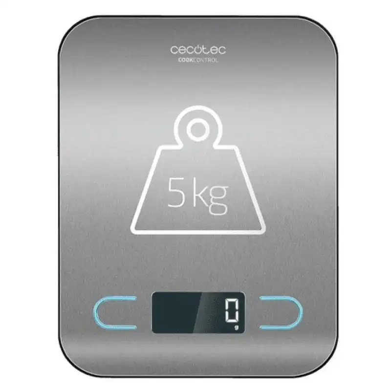 Cecotec CookControl 8000 Báscula de Cocina de Precisión Digital Acero Inoxidable