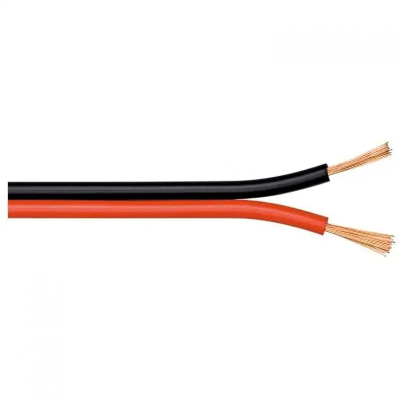 Goobay Cable para Altavoz 2x4mm 100m Rojo/Negro