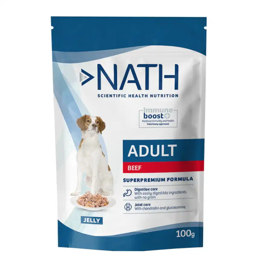 Nath Adult Ternera en Gelatina sobre para perros