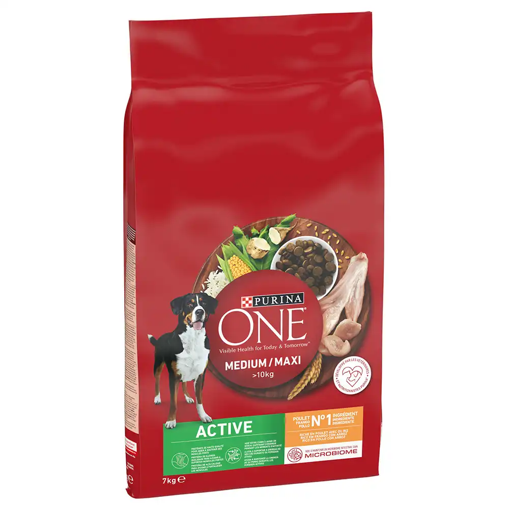 Purina One Medium/Maxi Active pollo - 7 kg