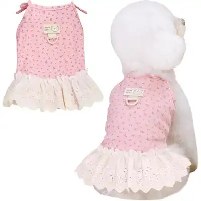 UAMLY Vestido de encaje para perro - Rosa G - Uamly - Comparador de precios