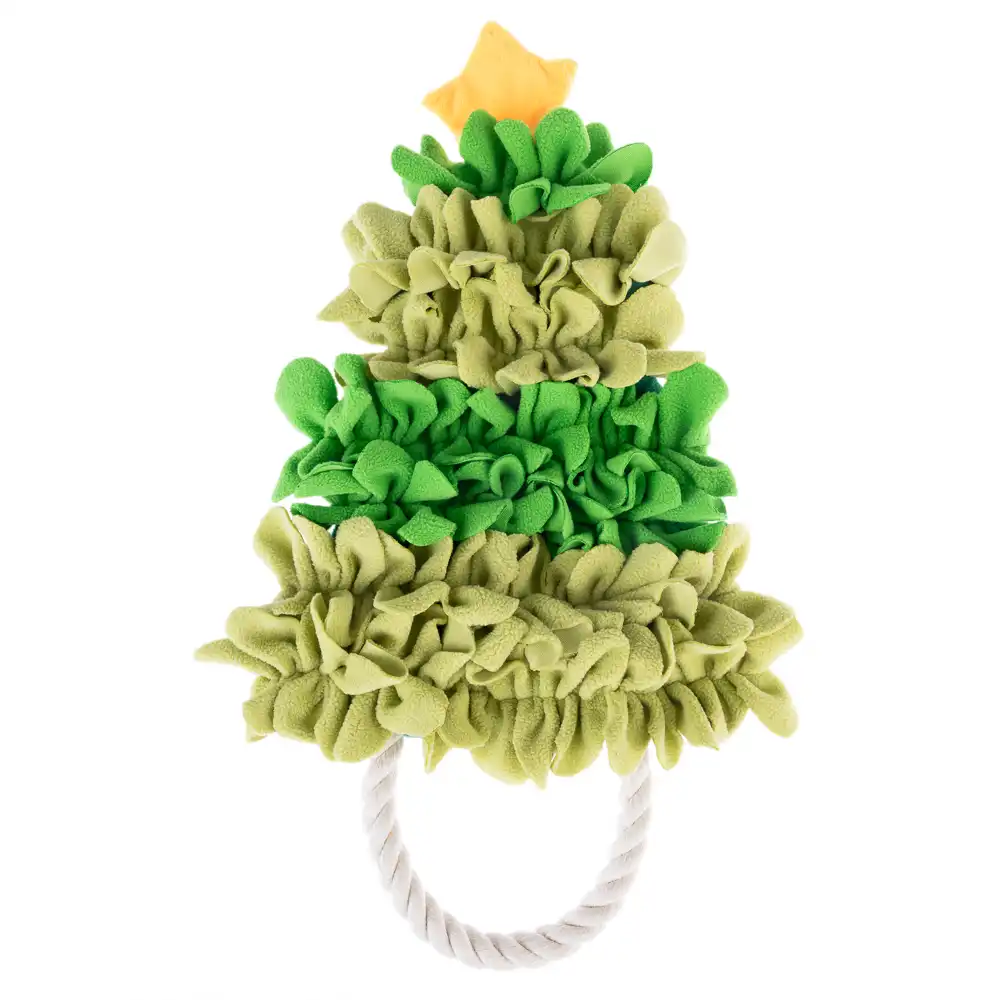 Alfombra olfativa TIAKI Árbol de Navidad con cuerda - 43 x 14 x 2 cm (L x An x Al)