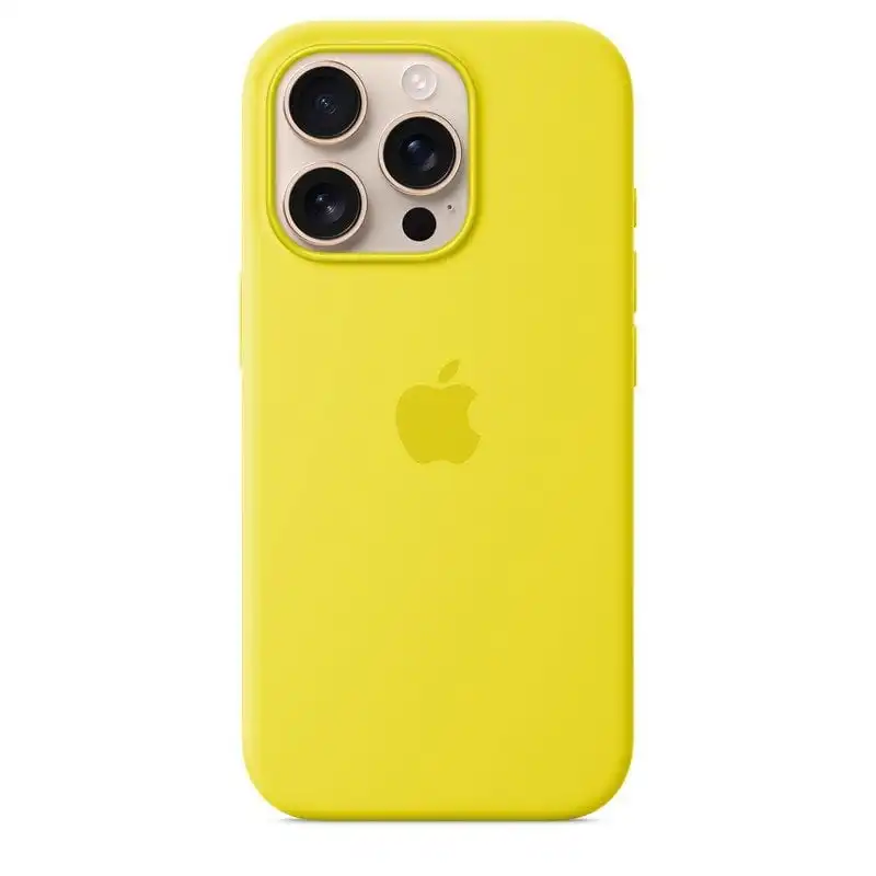 Apple Funda de Silicona con MagSafe Amarillo Carambola para iPhone 16 Pro