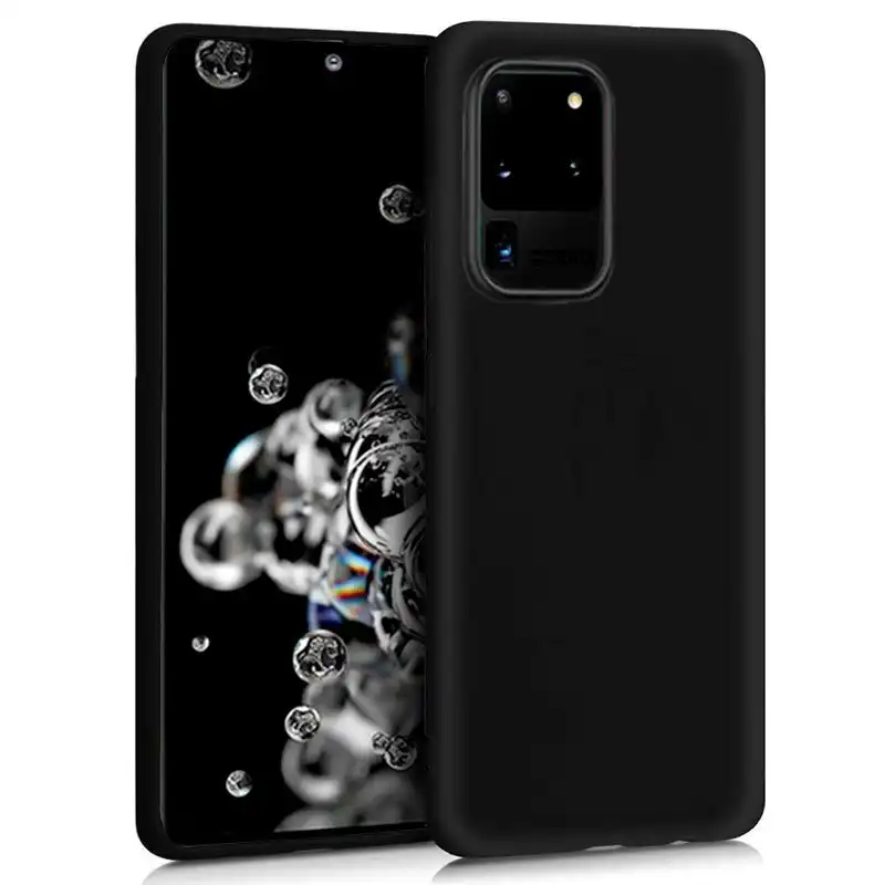 Cool Funda Silicona Negra para Samsung Galaxy S20 Ultra
