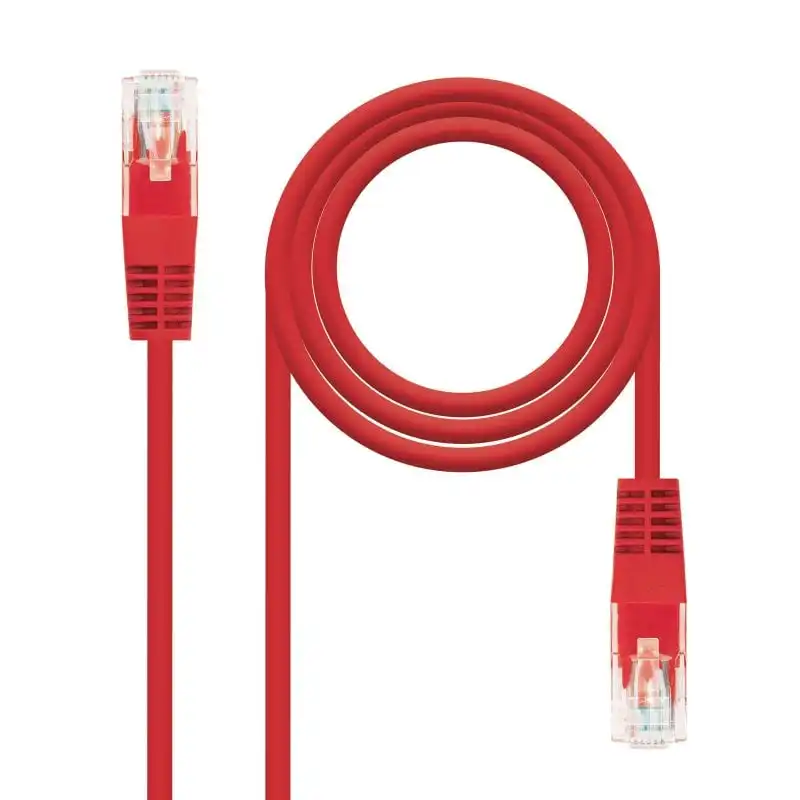 Nanocable Cable de Red RJ-45 UTP AWG24 Cat.6 1m Rojo