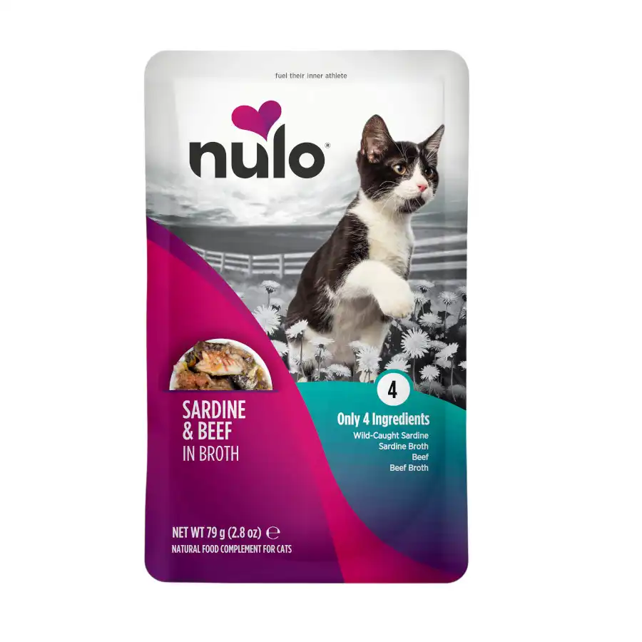 Nulo Sardina y Ternera en caldo sobres para gatos 79 g - Nulo - Comparador de precios