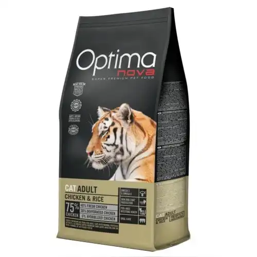 Optima Adult Nova Pollo y Arroz pienso para gatos