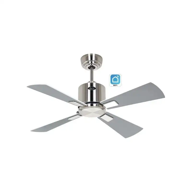 Ventilador De Techo Casafan 942031w Eco Neo Iii 92cm Gris Claro Con Wifi